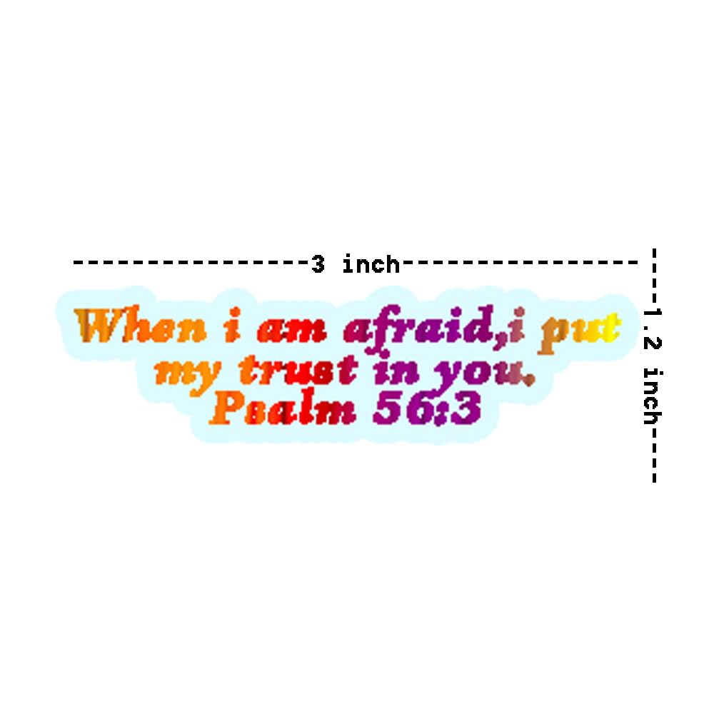 Inspirational Bible Verse Faith Stickers,Jesus Religious Stickers Bulk for Kids Adults,40 pcs