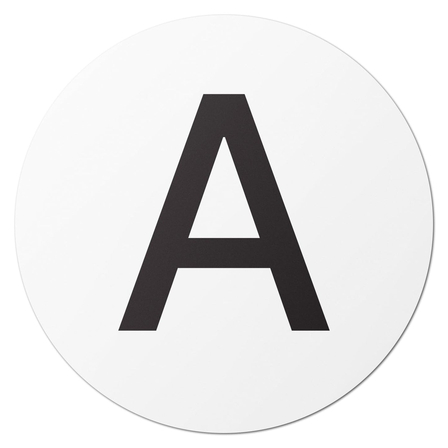 Alphabet Letter A Stickers (1 inch, Circle Dot - 300 Labels) Capital Letter A for Inventory/Classroom Organization on Round, Semi-Gloss Paper 300 PCS