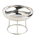 TableCraft Small Round Seafood Tower Replacement Stand, 7", Silver