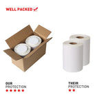 [2 Rolls, 440 Labels] 4”x 6” Postage Thermal Shipping Labels 4x6 Thermal Labels Roll Compatible with Dymo 4XL 1744907 LabelWriter 2 pack