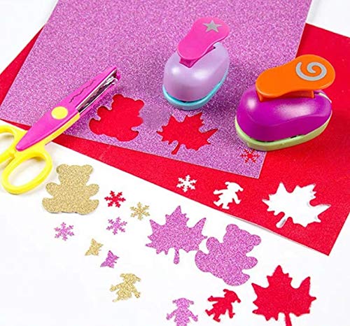 Black YZH Crafts glitter cardstock paper, 8x12 inches, 10 sheets, no-shed shimmer craft paper for DIY party decorations.