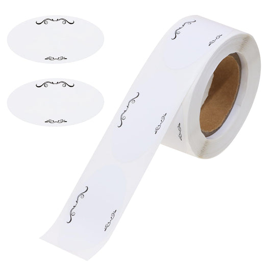Mini Skater 300pcs Canning Jar Label Stickers 1x2inch Jar Lids Canister Label Name Label Writing Tag for Gift Container Bottle Kitchen Storage Pantry Organizing Mark Label