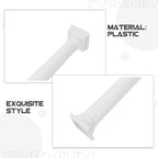 8PCS Cake Support Rods White Plastic Roman Column Cake Pillars, 7in