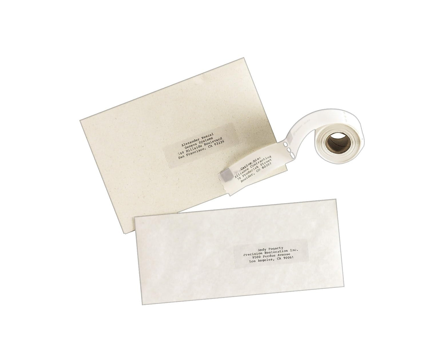 Avery Direct Thermal Address Labels, 1-1/8" x 3-1/2", Clear, Comparable to DYMO 30254, 1 Roll of Labels, 120 Printable Labels Total (4151)