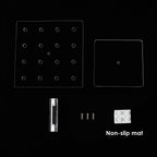Clear Acrylic 16 Holes Push Pop Cake Stand Shooter Stand for party, wedding, bakery (7.87'' of length) (16 Hole-Square) 16 Hole-Square