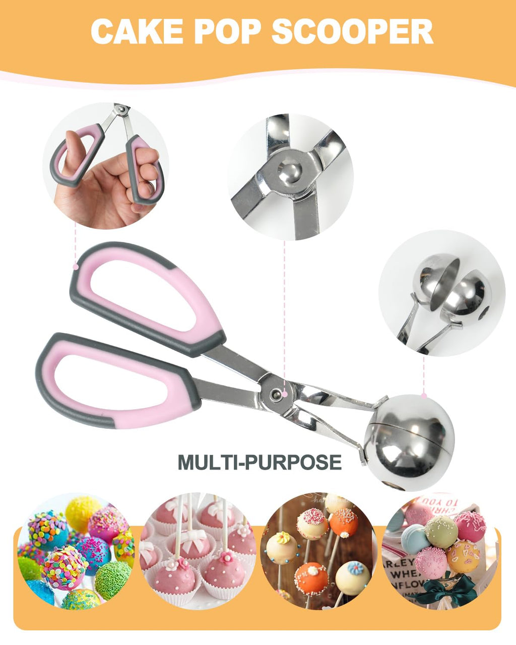 Wood Cake Pop Stand Kit 48 Holes with Spinning Base Wooden Set 1