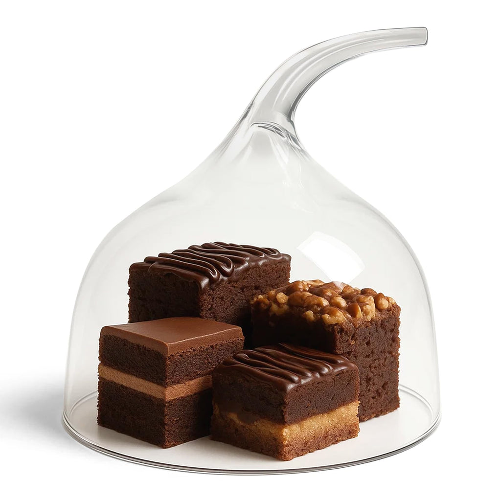 6-inch cake stand with a shatterproof acrylic cake dome—the perfect choice for kitchenware, birthdays, parties, weddings, and baking gifts, ideal for displaying food