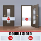 Peryiter 2 Pcs Door Stop Banner 50x12 Inch Do Not Enter Sign Bedroom