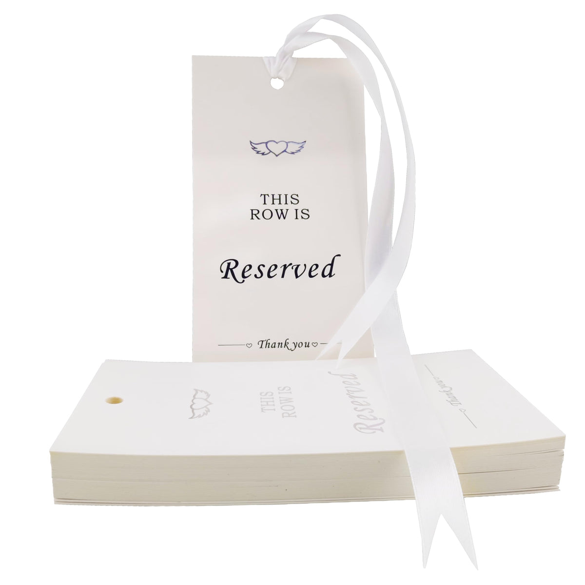 Reserved Seating Signs for Wedding Chairs, 20PCS