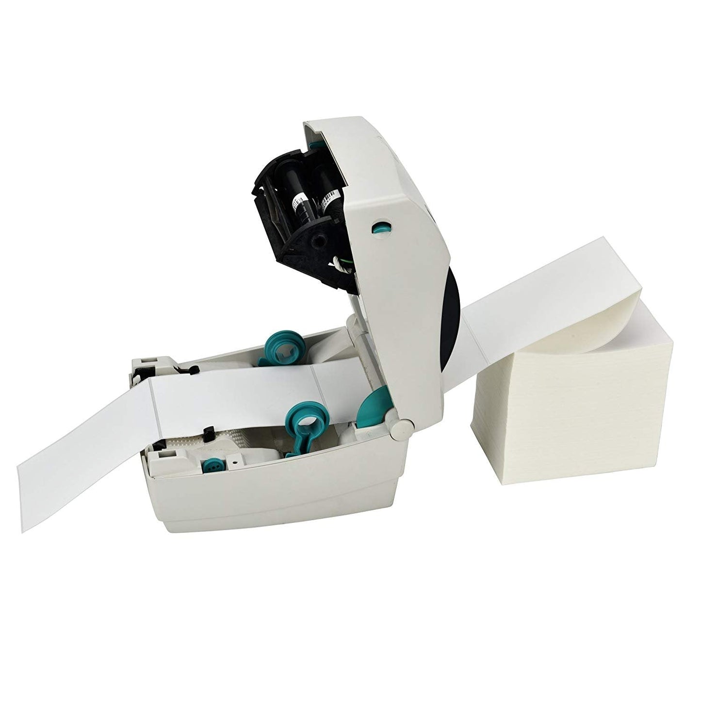 Immuson 4 x 6 Direct Thermal Shipping Labels with Perforations, Pack of 500 Thermal Labels, Permanent Adhesive, White Mailing Fanfold Label for Thermal Printer 500 Labels
