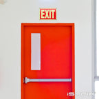 iSYFIX Exit Glow in the Dark Sign, 10x7 Inch, 12 Pack 12 Pk 10x7 Plastic