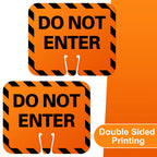 Copkim 6 Pcs Plastic Signs Bulk, 10.4" x 12.6", Do Not Enter