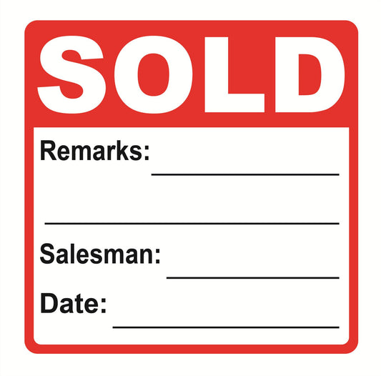 Sold Sticker,2inch 300pcs Sold Salesmen Shop Retail Package Shipping Sticker