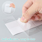 400 Pcs Hang Tags Slot Hole Hang Tabs Self-Adhesive Hanging Tabs 400