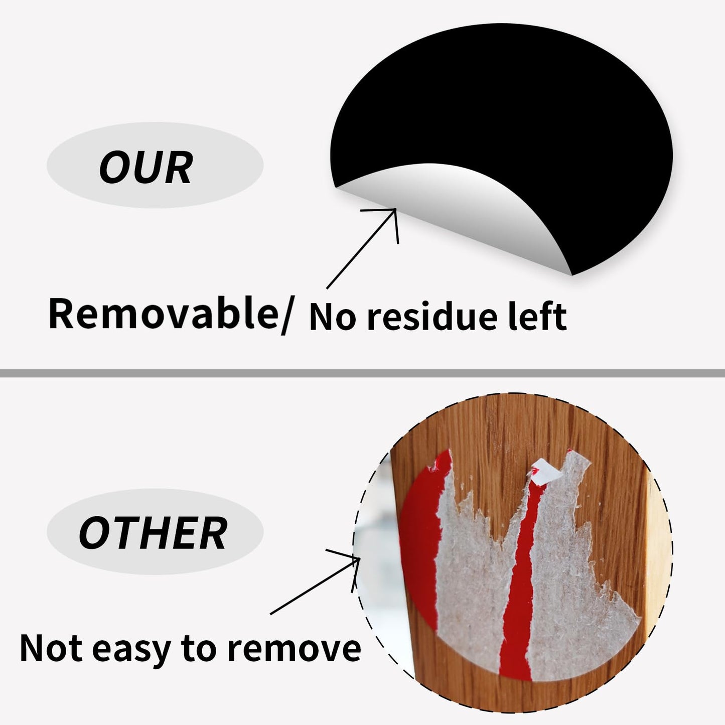 STARLIBOO Black Dot Stickers - 3 Inch Removable Circle Stickers, Writable for Office, Garage Sale, Yard Sale (200 Pcs)