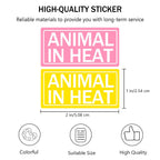 500 Pcs Animal in Heat Veterinary Labels 1x2 Inch – Estrus Cycle Tracking Stickers for Vet Clinics, Kennels & Breeding Farms – Heat Detection Monitoring Supplies