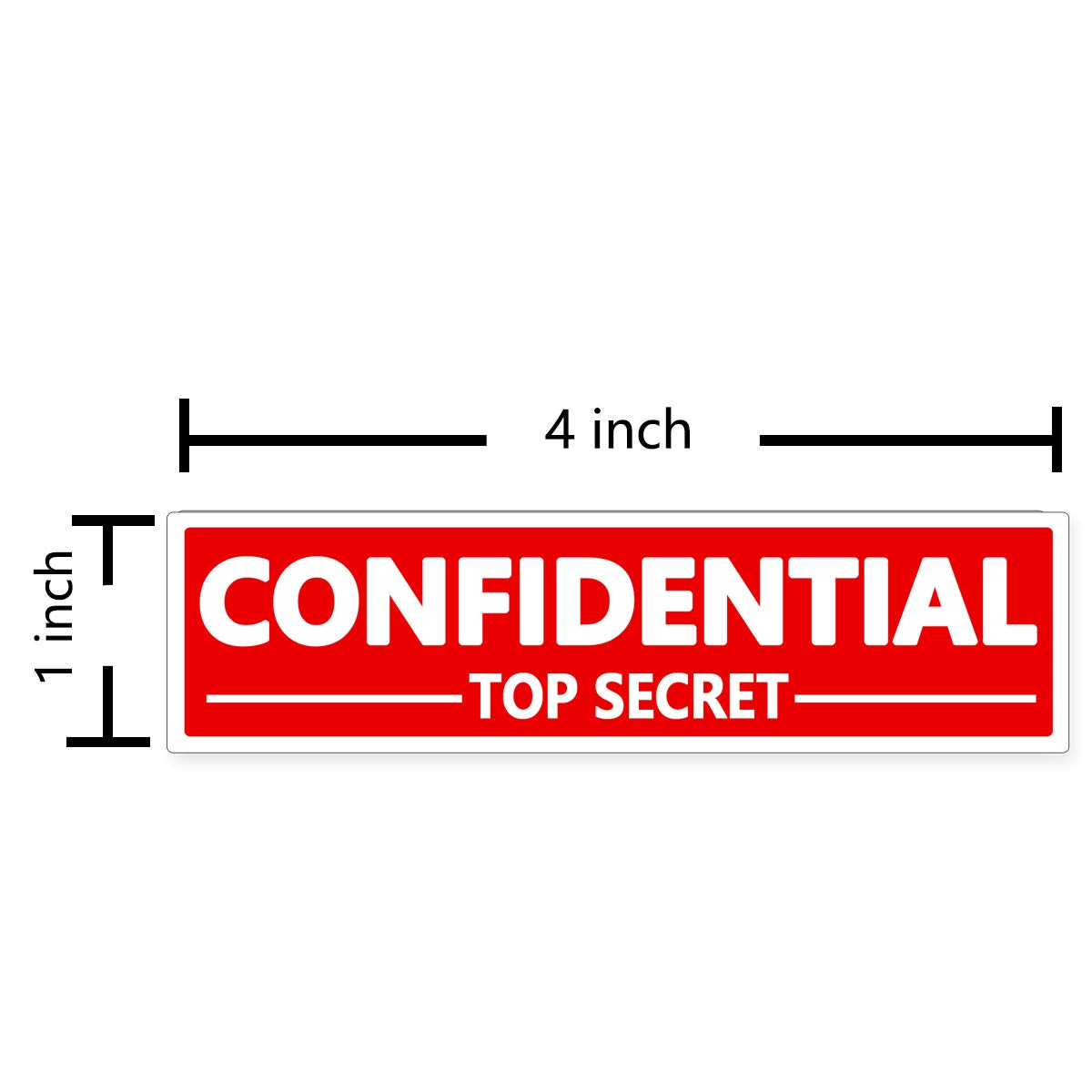 Confidential Stickers,File Handling Instructions Stickers Labels,4x1 Inch,500 Pcs Per Pack
