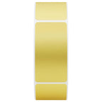 Hybsk 1x2 Inch Gold Color-Coding Labels Rectangle Inventory Organizer Identification Sticker 500 Labels Per Roll (1"x2", Gold) (Pack of 3) 1"x2" (Pack of 3)