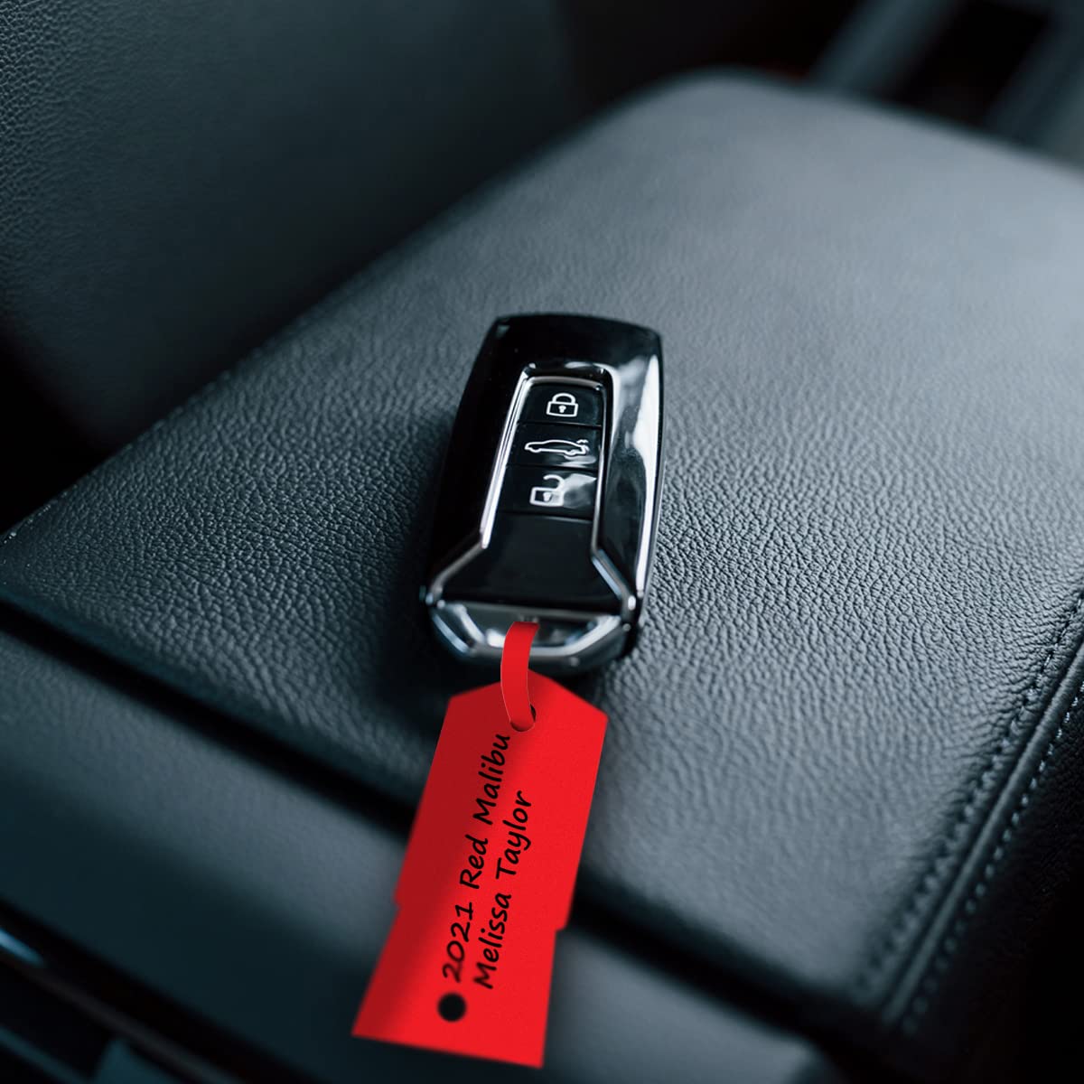 Versa-Tags Red Self-Locking Plastic Arrow Key Tags, 2000 Count