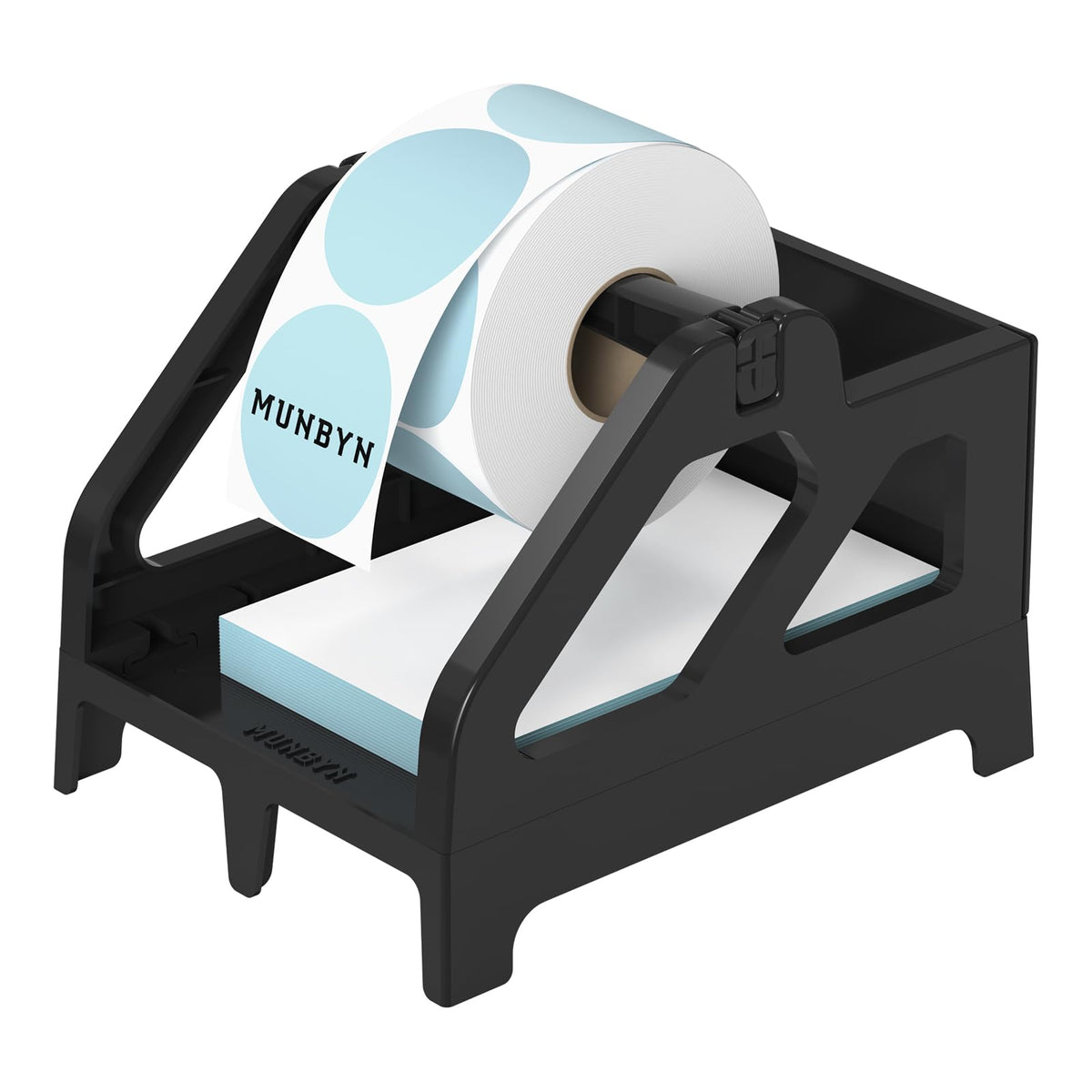ITPP941ST Label Holder Black+2" Circle Thermal Labels 750 Labels/Roll
