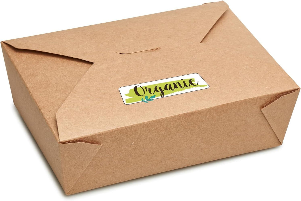 ChromaLabel 1x3 inch color-coding rectangle food labels with 150 organic stickers in vibrant colors for food organization.