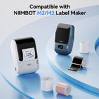 NIIMBOT M2/M3 Thermal Transfer Label Tape, Package Thank U 3-Color Set