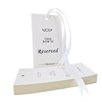 Reserved Seating Signs for Wedding Chairs, 20PCS