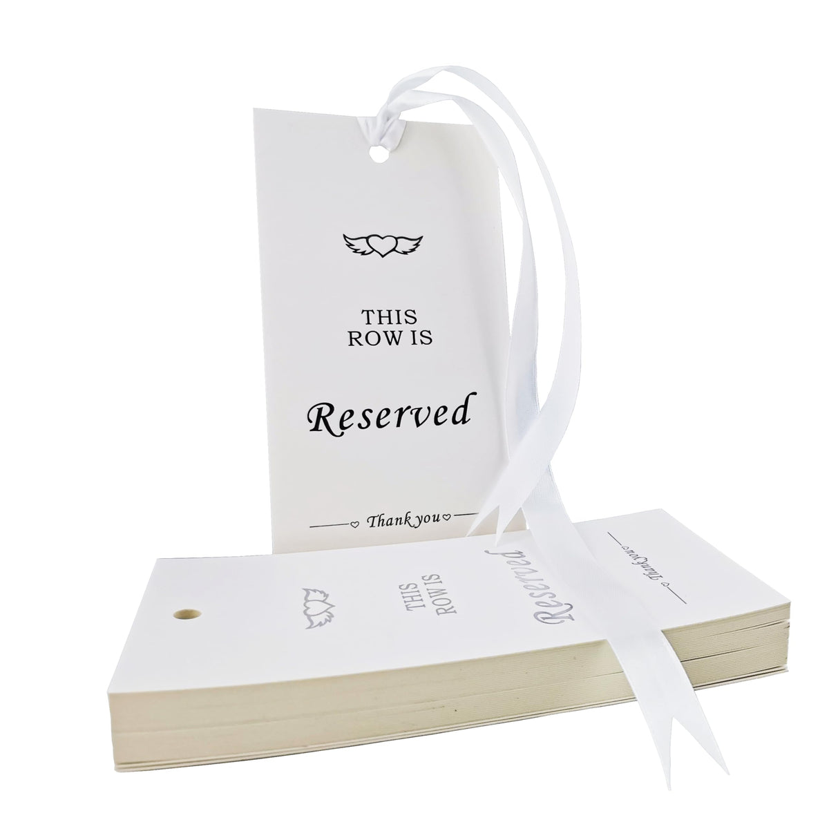 Reserved Seating Signs for Wedding Chairs, 20PCS