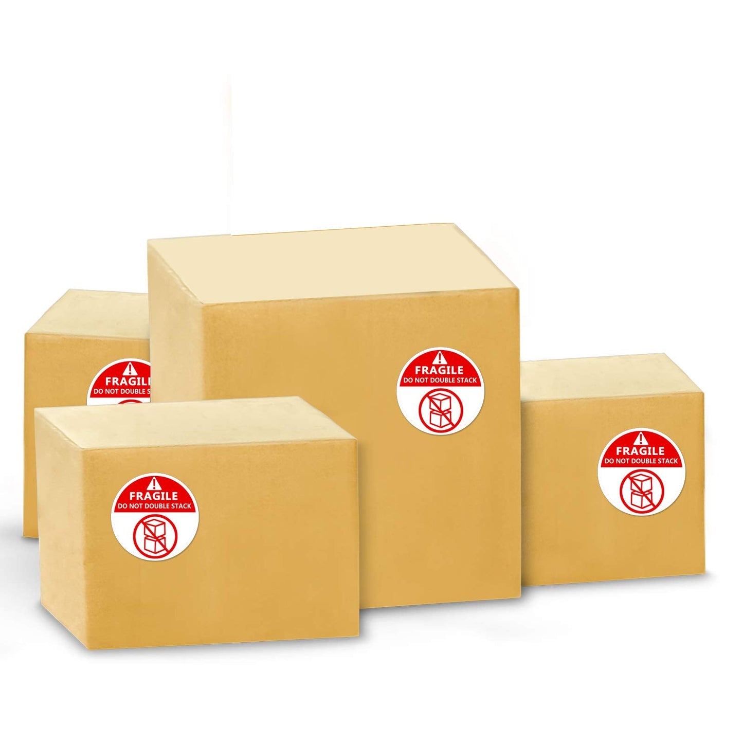 Do Not Stack Shipping Labels,Shipping Warning Stickers for Package,Box,Fragile Stickers,3 Inch 300 Pcs