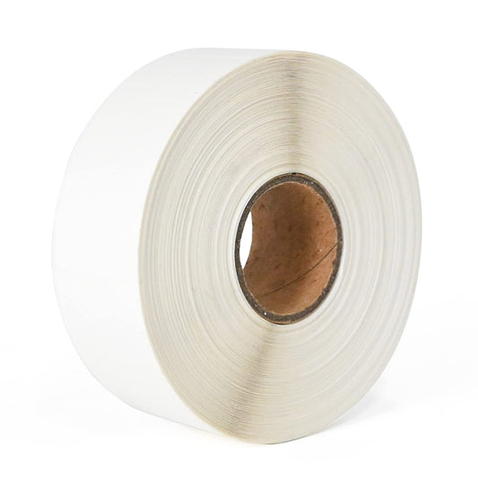 L LIKED Dissolvable Food Labels Stickers,Roll of 500 Labels,7/8"x 2"Adhesive Stickers(Blank White) 0.9"X2"-500 Labels