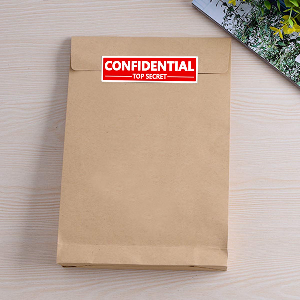 Confidential Stickers,File Handling Instructions Stickers Labels,4x1 Inch,500 Pcs Per Pack