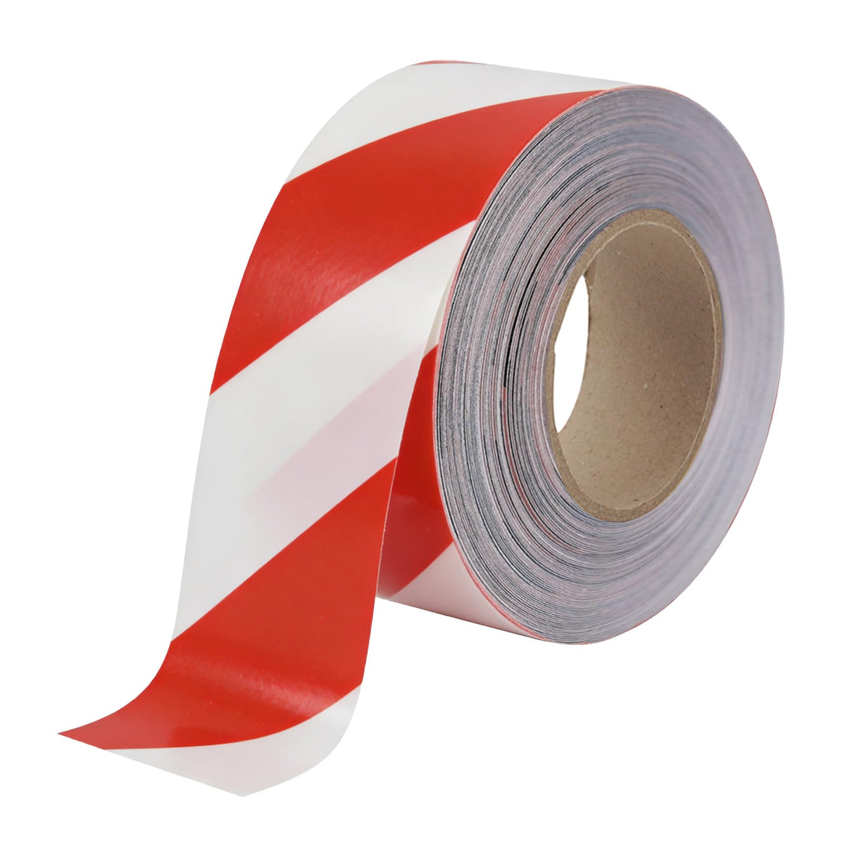Makeid Floor Marking Tape 2" Width 100' Length Red on White