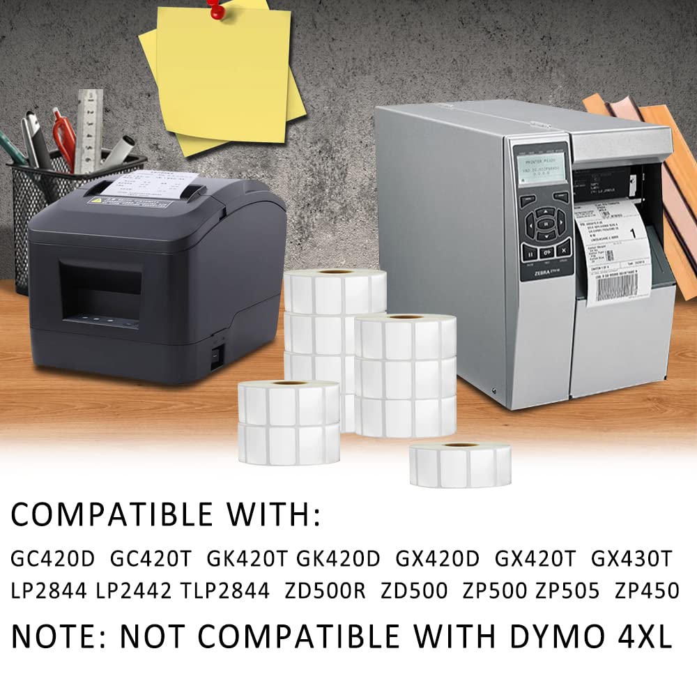 1.2" x 0.8" Thermal Labels for Barcode, Direct Thermal Label, Address Labels Compatible with Zebra & Rollo Label Printer