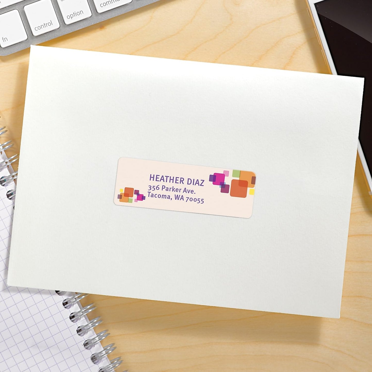 Avery Matte White Return Address Label, Sure Feed Technology, Permanent Adhesive, 3/4" x 2-1/4", 600 Labels (8257)