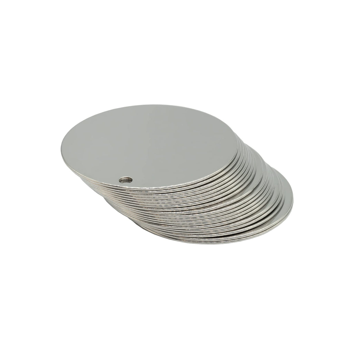 2 Inch Round Metal Engraving Stamping Blanks Stainless Steel Blank Tags 50 Pack