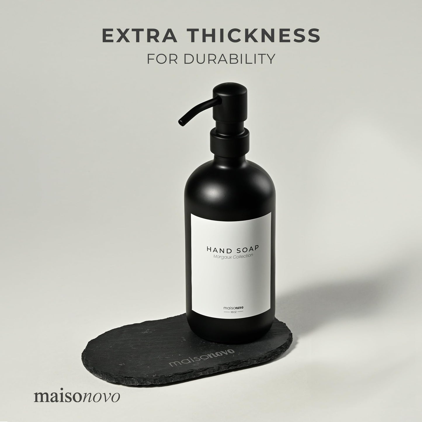 MaisoNovo Waterproof Labels for Bottles Modern Design - 6pc Hand Soap Pack Margaux Hand Soap