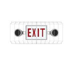SC900-W4, Exit Sign Damage Stopper Cage, Protective Polyester Cover Coated Steel Wire Guard.