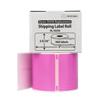 HouseLabels Replace for Dymo 30256, Pink, 2-5/16" x 4", 4 Rolls