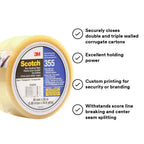 3M Scotch Box Sealing Tape 355, Clear, 48 mm x 50 m, 1 Roll