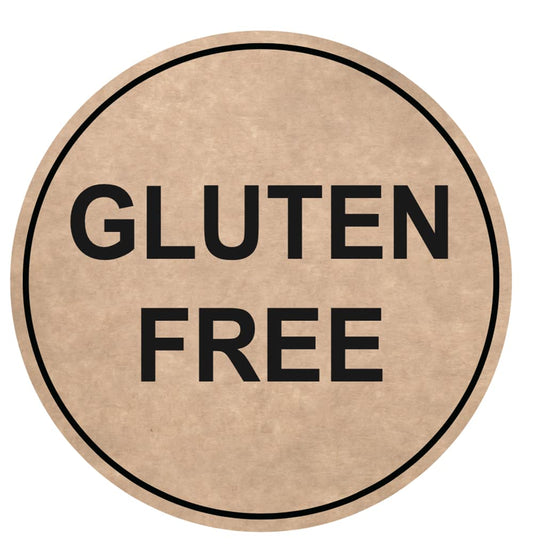 1.5 inch 300 PCS Gluten Free Stickers Waterproof Adhesive Stickers