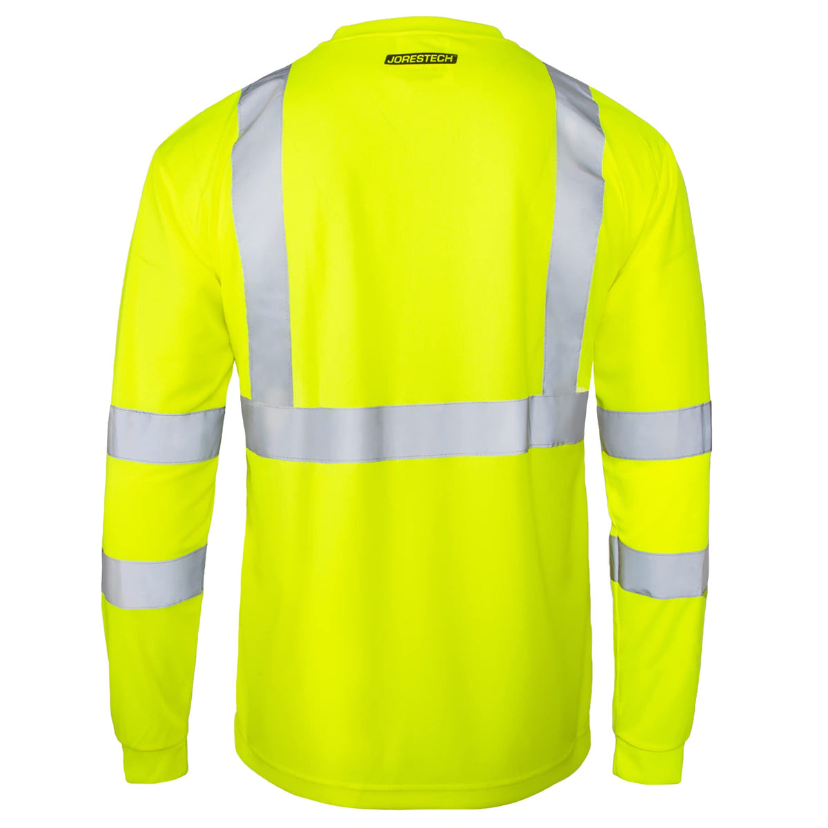 JORESTECH High-Visibility Long Sleeve Safety T-Shirt, ANSI/ISEA 107 Type R Class 3 Compliant XX-Large Lime
