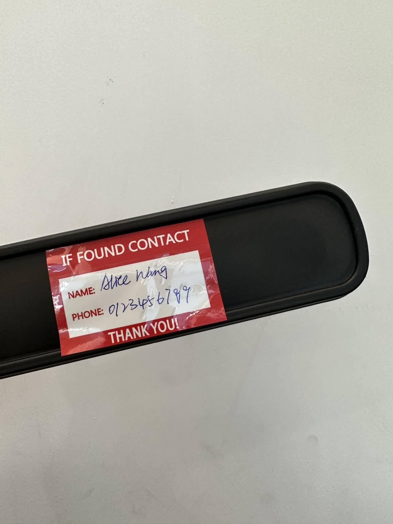 If Found Contact Info Sticker,2X3 Inch 10 Pcs Stickers