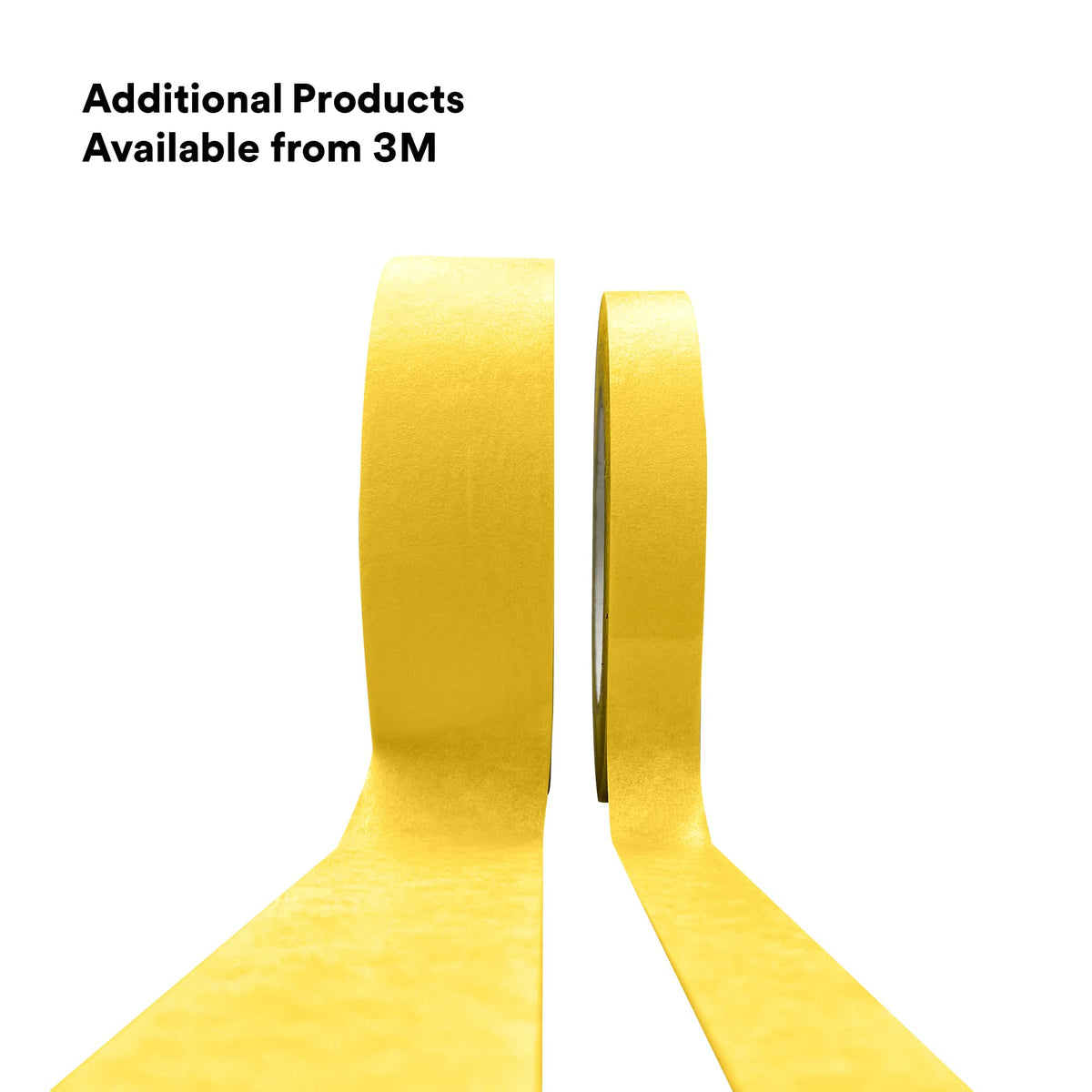 3M Automotive Refinish Masking Tape 388N, 06654, 36 mm x 55 m, Yellow, Crepe Backing, Moisture Resistant, Multi-Purpose 36 mm x 55 m (1 Roll)