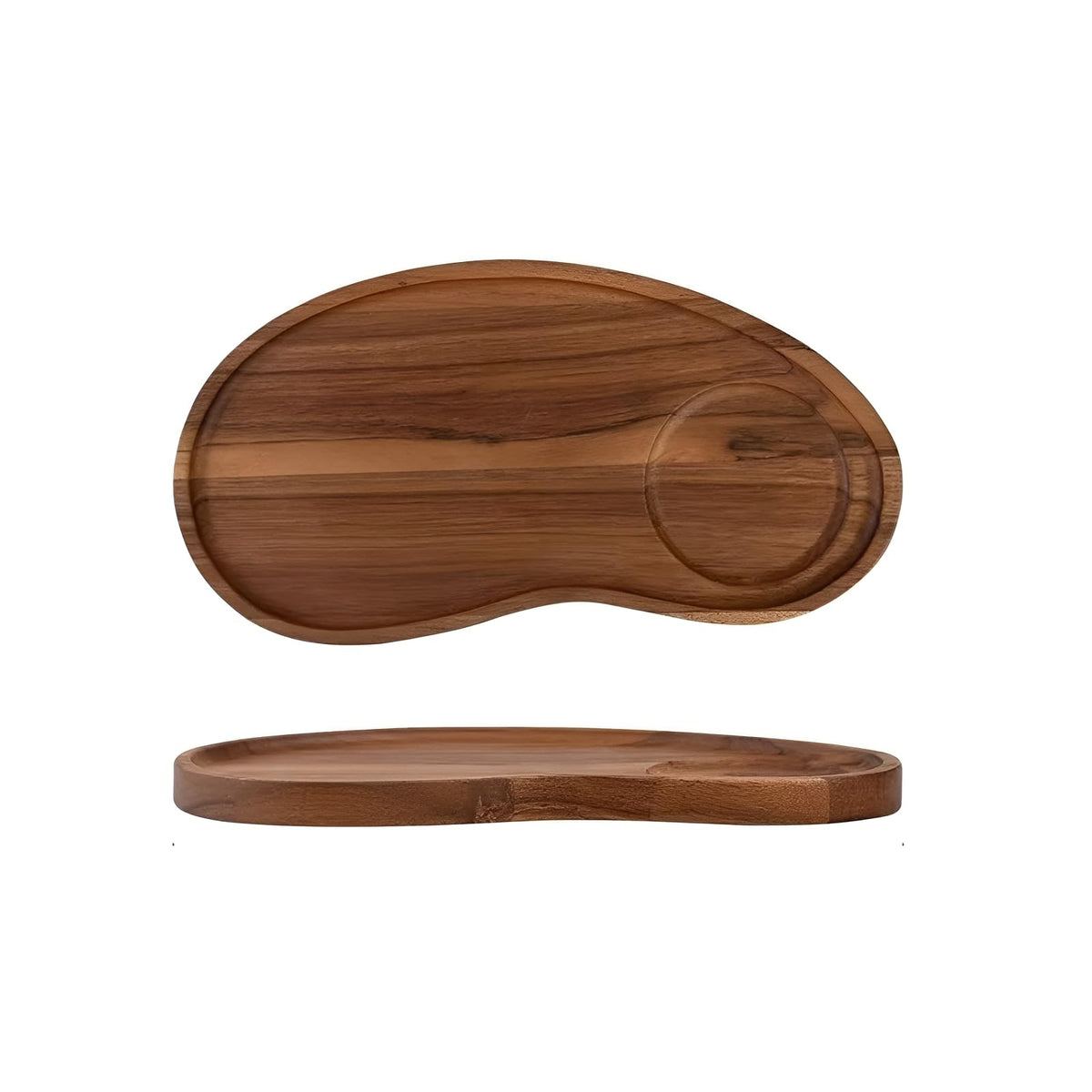 Cashew Nut Tray, Rattan Accent, Decorative Dish, Style A