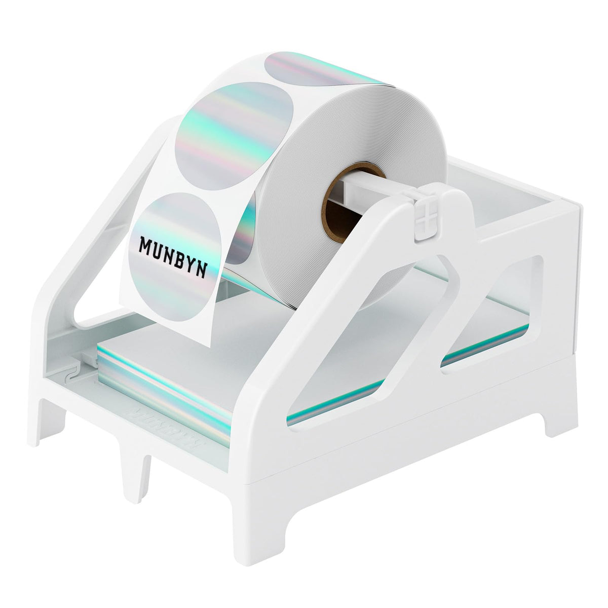 MUNBYN ILH01 Label Holder White+4x6 Thermal Printer Labels 220 Labels/Stack