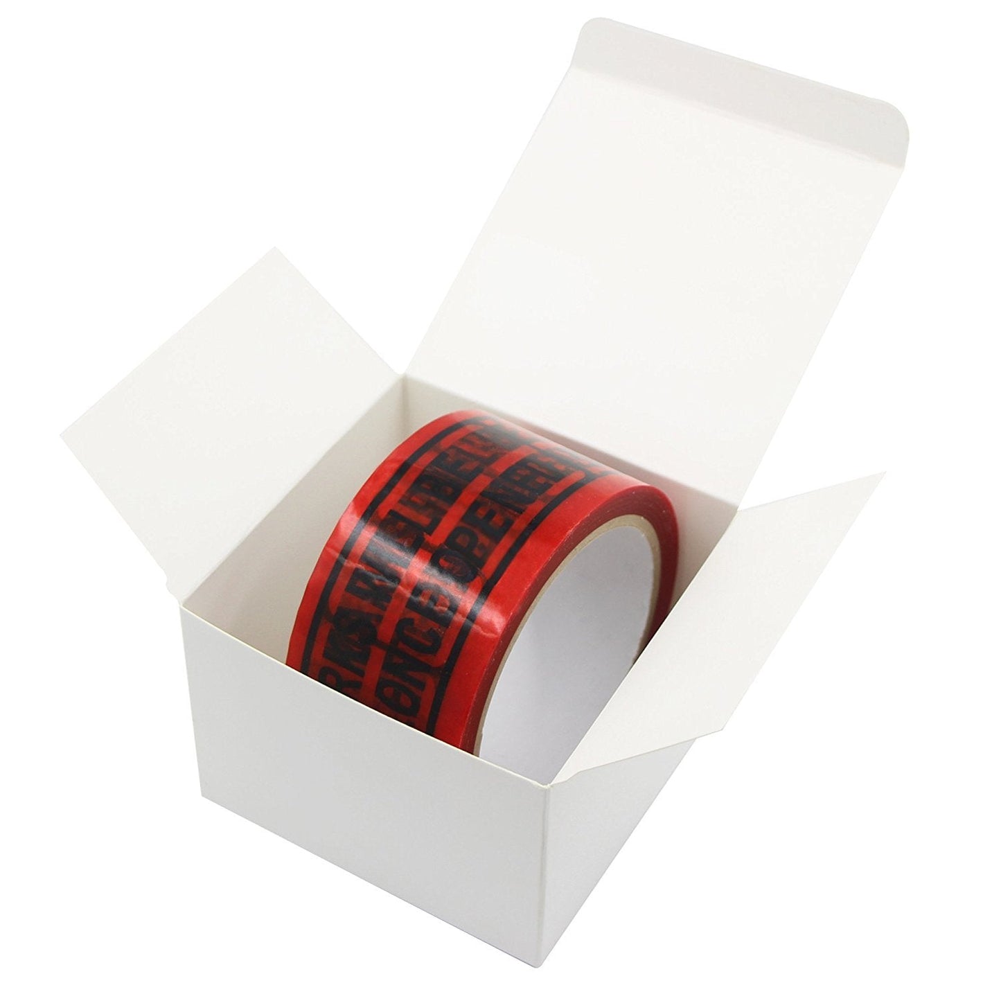 Solitary Walker Tamper Proof Security Seal Tape Complete Transfer 2 Inch x 55 Yards Resistant Ultra Thick Safety Stickers Labels Seals Prevent Opened Void Tape Red