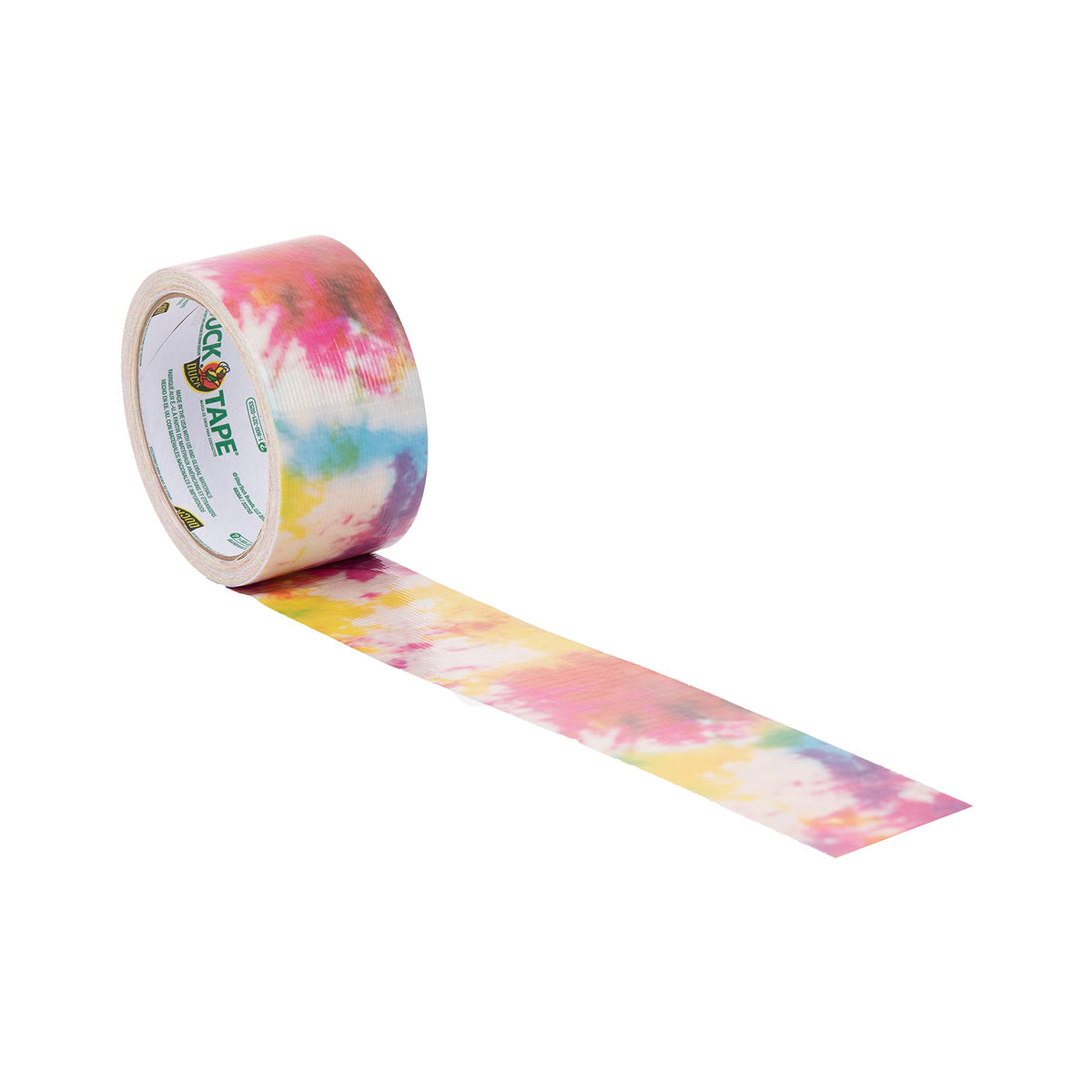 Duck Tape Pattern Colours Tie Dye. Arts & Crafts, DIY, Crafts, Gift Wrapping, Decorative, Scrapbook, Scrapbooking, Bullet Journal, Planner, Party, Festivals, Decoration - 48mm x 9.1m Single Roll