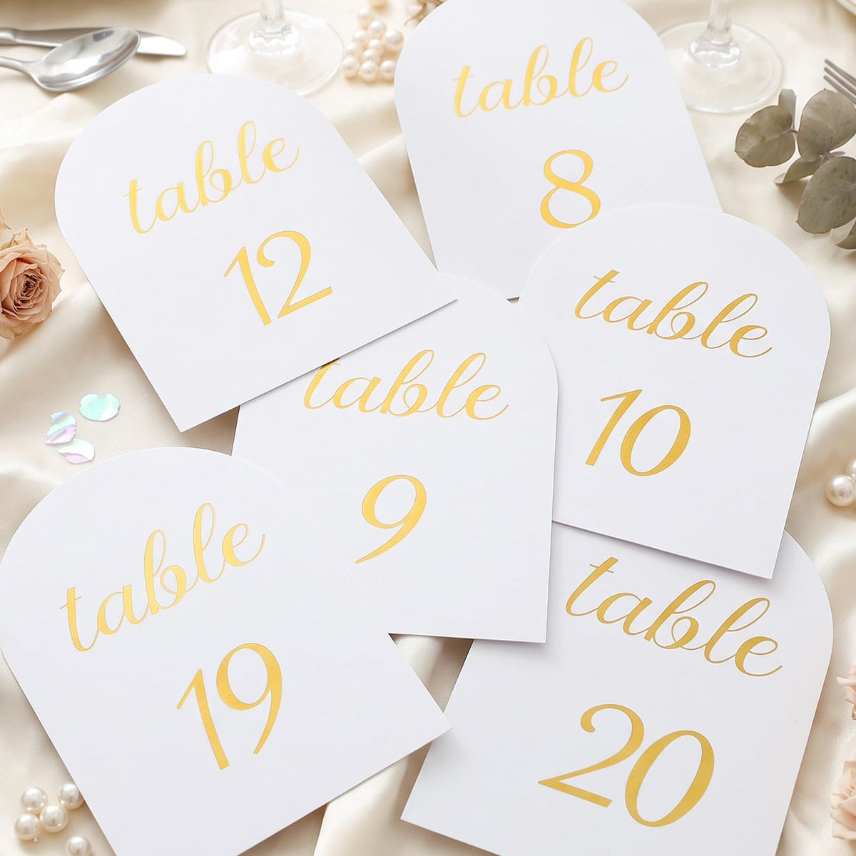 Wedding Arch Table Numbers 1-20 Plus Head Table