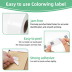 10 Rolls 30332 (1" x 1") Square Labels Compatible with DYMO Labelwriter 450 1" x 1" 10