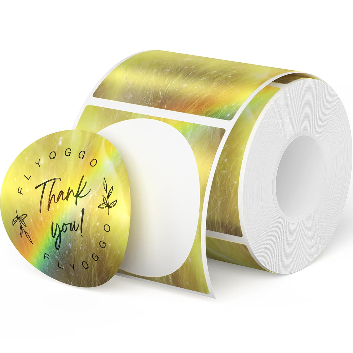 2 inch Round Holographic Thermal Labels